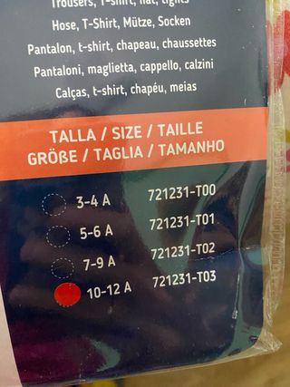 Disfraz Niña Wally Talla 10/12 años