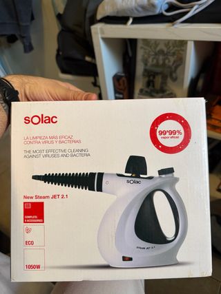Solac Steam Jet 2.1 Limpiador a Vapor Nuevo