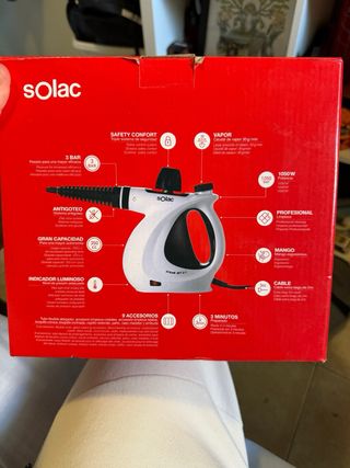 Solac Steam Jet 2.1 Limpiador a Vapor Nuevo