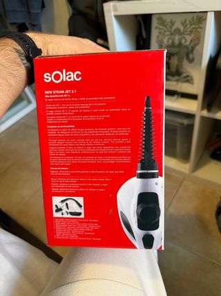 Solac Steam Jet 2.1 Limpiador a Vapor Nuevo
