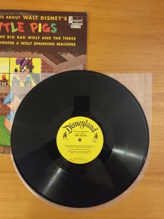 LP Walt Disney 3 Little Pigs Story & Songs