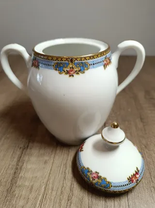 Limoges antiguo: cafetera y azucarera