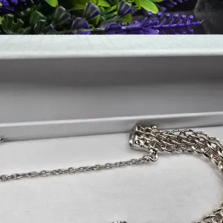 Pulsera Plata Tipo No Me Olvides