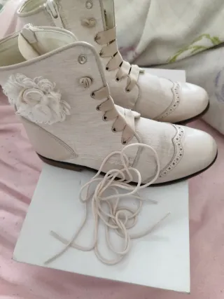 Botas comunión niña talla 37