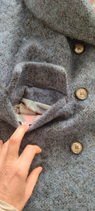 Abrigo Femme by Michele Rossi gris talla única