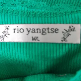 Camiseta verde Rio Yanstse Talla M