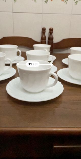 Juego de café Arcopal Blanca