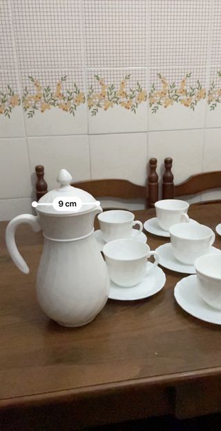 Juego de café Arcopal Blanca