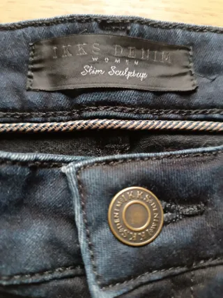 Pantalón vaquero IKKS elástico azul