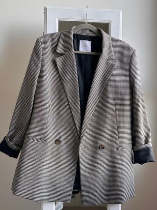 Blazer cruzada Mango pata de gallo