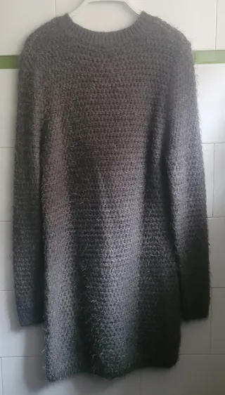 Vestido de punto Millenium verde talla única