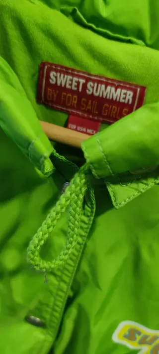 Cortavientos verde Sugar Girls