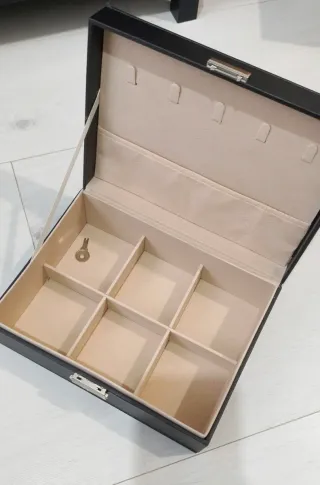 Joyero Negro 2 Pisos