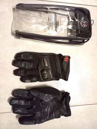 Guantes Moto Verano Air Mesh Cuero Garibaldi