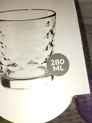 12 Bicchieri Vetro Colorati Acqua