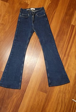 Pantalón vaquero Flare azul