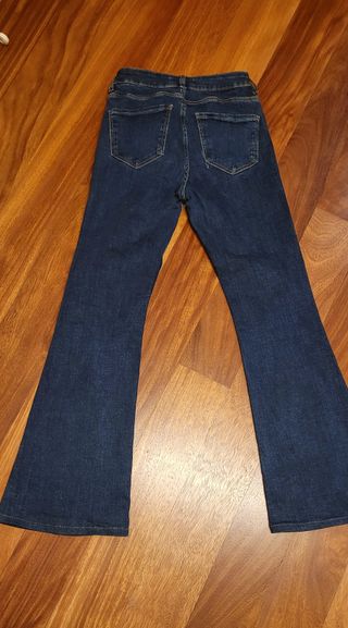 Pantalón vaquero Flare azul