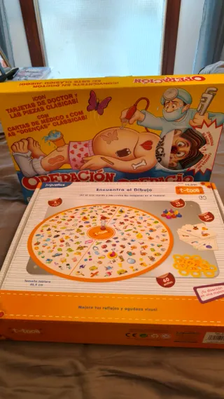 Lote 2 juegos infantiles: Operación y Lince