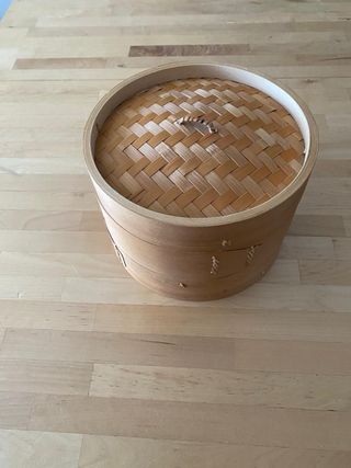 Vaporera de bambú
