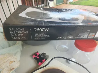 Cocina Eléctrica 2500W Blanco