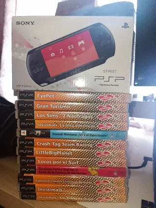 PSP + Custodia + 12 Giochi