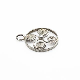 Dije Colgante Cruz Lauburu Hecho a Mano Unico