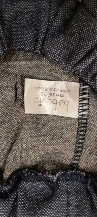 Pantalone neonato grigio