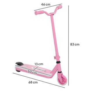 Patinete Eléctrico Rosa con Luces LED