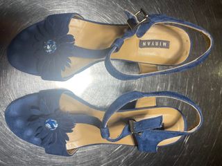 Sandalias MIRYAN Azul Talla 37 Mujer