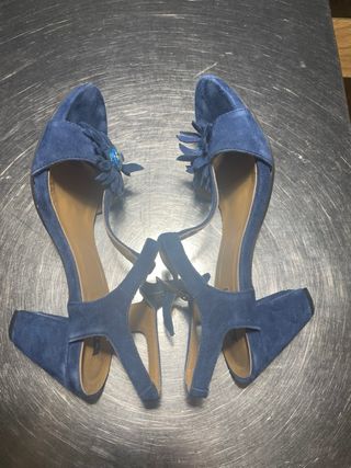 Sandalias MIRYAN Azul Talla 37 Mujer