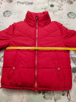 Plumífero niña rojo