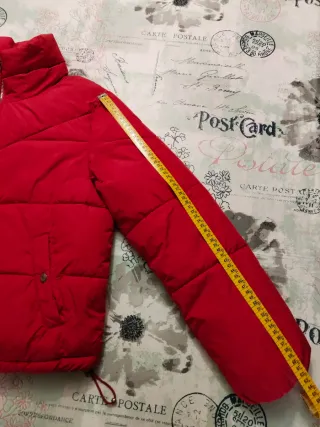 Plumífero niña rojo