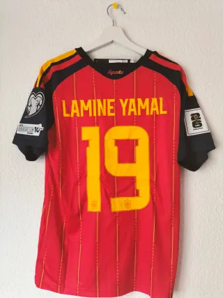 Camiseta España Mundial 2026 Talla S Lamine Yamal.