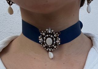 Aderezo Fallera Adulta - Nácar y Oro Viejo