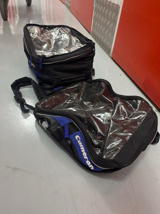 Bolsa depósito moto Cameron con mochila