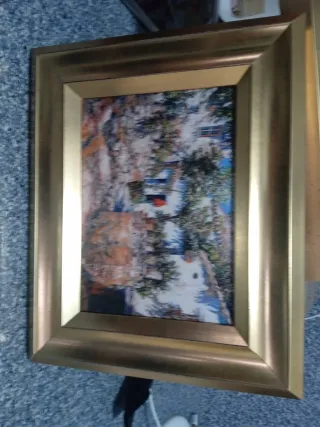 Cuadros decorativos dorados