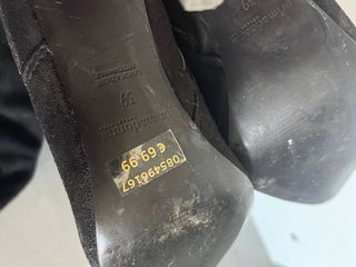 Botas altas mujer tacón negras talla 39