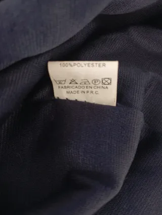 Vestido floral azul y multicolor