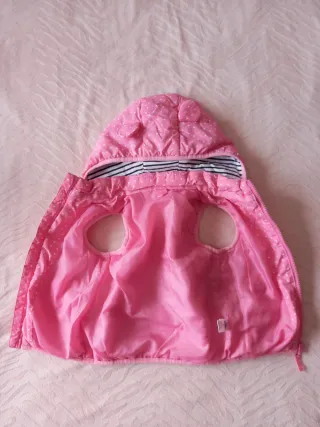 Chaleco niña rosa lunares 1 - 2 años