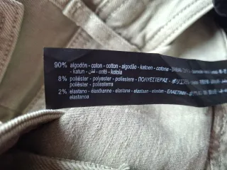 Pantalón Zara ancho cargo verde militar T.34