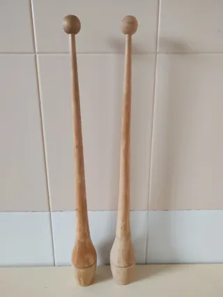 Mazas Gimnasia Rítmica Madera Antiguas (varias)