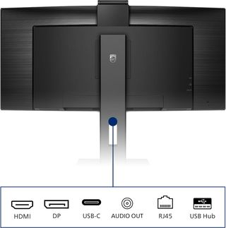 Monitor Philips 346P1CRH 34 Pollici UWQHD Curvo