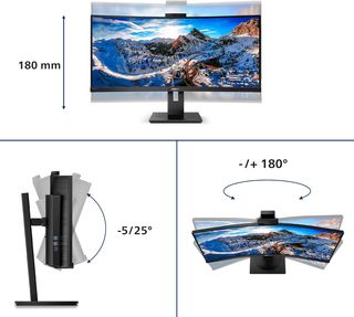 Monitor Philips 346P1CRH 34 Pollici UWQHD Curvo