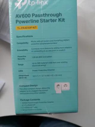 TP-Link AV600 Powerline Starter Kit