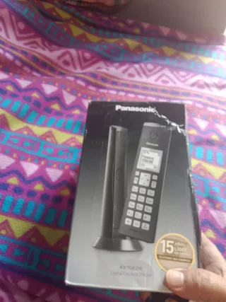 Teléfono Inalámbrico Panasonic KX-TGK210 Negro