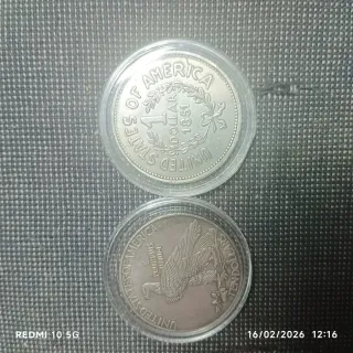 2 Monedas Coleccionables Indias 1907