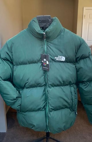 Abrigo North Face verde botella