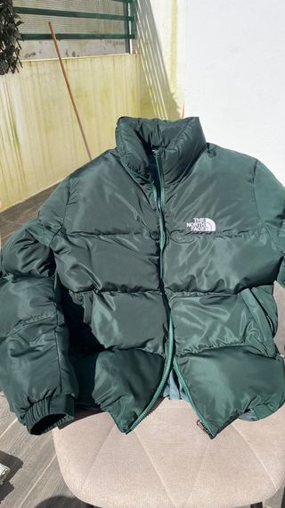Abrigo North Face verde botella