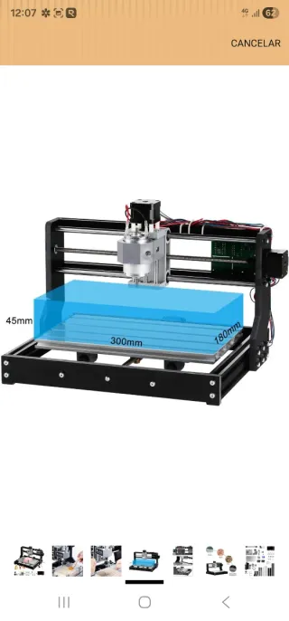 Maquina tallado y grabado CNC