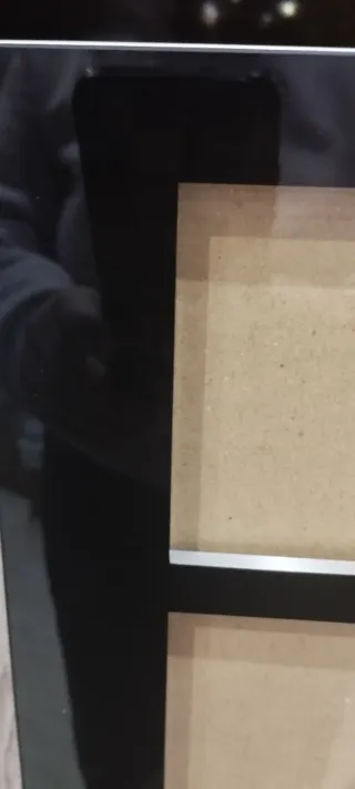 Marco de fotos cristal y acero